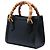 Borsa Gucci Diana Piccola in Pelle di Vitello Nera con Bambù - vista 2