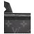 Louis Vuitton Cartera Gaston Monogram Eclipse Negra - vista 4