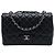 Chanel Black Jumbo Classic Caviar Single Flap