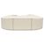 Salvatore Ferragamo Ferragamo White Medium Calfskin Smile Hobo - vista 3
