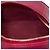 Clutch redonda Chanel Red CC de piel de cordero acolchada con cadena - vista 4