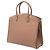 Bolso Shopper Rockstud Dome Valentino de cuero marrón - vista 2