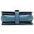 Borsa a tracolla Bottega Veneta Blue Mini Nappa Intrecciato Runway - vista 3