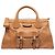 Chloé Brown Medium Buffalo Leather Edith Day Satchel