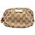 Gucci GG Canvas Bamboo Pouch in Beige