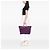 Borsa da viaggio Gucci in nylon GG viola - vista 6