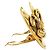 Orecchini a clip ovali placcati oro Chanel Gold CC - vista 9