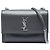 Autre Marque Saint Laurent Black Medium Calfskin Monogram Sunset Crossbody