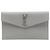 Autre Marque Saint Laurent Gray Grain De Poudre Uptown Pouch