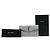 Autre Marque Saint Laurent Gray Grain De Poudre Uptown Pouch - Ansicht 7