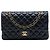 Chanel Black Medium Classic Lambskin Double Flap