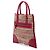 Prada Red Vitello Trimmed Tweed Flat Tote - view 2