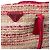 Prada Red Vitello Trimmed Tweed Flat Tote - view 5