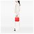 Borsa Diorbar Tote Piccola in Pelle di Vitello Liscia Rossa Dior - vista 6