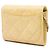 Portacarte con catena Chanel Gold CC Quilted Iridescent Caviar Flap - vista 2