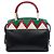 Borsa Prada City Calf Greca Esplanade piccola in pelle Saffiano nera