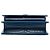 Autre Marque Saint Laurent Portafoglio Sunset con catena Mini in pelle embossed croc blu con monogramma - vista 3