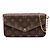Louis Vuitton Brown Monogram Pochette Felicie