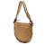 Borsa Hobo Gucci Pelham borchiata in pelle di vitello embossed metallizzata oro - vista 2