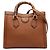 Bolso Gucci Diana Medium de piel de becerro marrón con asa de bambú