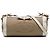 Prada Beige Canvas Canapa Logo Bow Barrel Crossbody