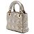 Dior Gold Mini Metallic Calfskin Cannage Supple Lady Dior - Ansicht 2
