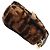 Fendi Brown Medium Zucca Shearling Baguette Satchel Tasche - Ansicht 10
