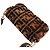 Fendi Brown Medium Zucca Shearling Baguette Satchel Tasche - Ansicht 11