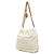 Chanel Mini Hobo 22 em couro de bezerro brilhante branco - vista 2