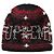 Gorro Supreme Fair Isle Studded Negro Rojo