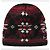 Gorro Supreme Fair Isle Studded Negro Rojo - vista 2