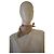 Hermès Gavroche 45 Foulard Seta Jeux d'Ombres Beige Taupe Oro - vista 10