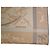 Hermès Gavroche 45 Foulard Seta Jeux d'Ombres Beige Taupe Oro - vista 5