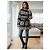 Isabel Marant Etoile Isabel Marant Étoile Giacca Blanket Aztec con Frange - Nero/Ecru - vista 2