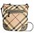 Borsa a tracolla Burberry Nova Check in tela rivestita