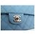 NUOVA BORSA A MANO CHANEL CLASSIQUE TIMELESS 11.12 PELLE CAVIAR AZZURRO CIELO BAG - vista 6