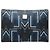 Bolso de mano de cuero con logo MCM