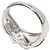 Autre Marque Pt900 Platinring mit Koralle und Diamant - Ansicht 5
