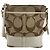 Bolsa de Ombro COACH Signature Canvas Leather