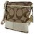 Bolsa de Ombro COACH Signature Canvas Leather - vista 8