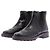 Tod's Leather Boots Navy Blue