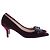 Lk Bennett Zapatos de tacón de terciopelo burdeos - vista 6