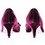 Lk Bennett Zapatos de tacón de terciopelo burdeos - vista 7
