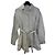 Autre Marque The Frankie Shop Mono Camisa con Cinturón de Algodón Blanco