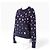 Chanel Maglione Cashmere Fantasia Floreale Blu Scuro - vista 3