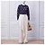 Chanel Maglione Cashmere Fantasia Floreale Blu Scuro - vista 4