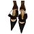 Charles Jourdan Pumps aus schwarzem Wildleder Fell