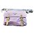 Double Prada Nylon Schultertasche - Hellrosa