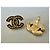 Chanel Boucles d'oreilles CC Métal Doré - vue 5