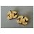 Chanel Boucles d'oreilles CC Métal Doré - vue 8
